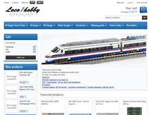 Tablet Screenshot of loco1hobby.net